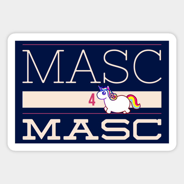 Masc 4 Masc Magnet by JasonLloyd